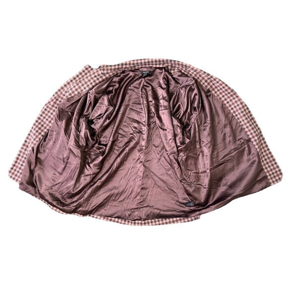 Torrid 1 Neutral Plaid Checkered Blazer Soft Flannel Preppy Academia Old Money - Picture 5 of 12